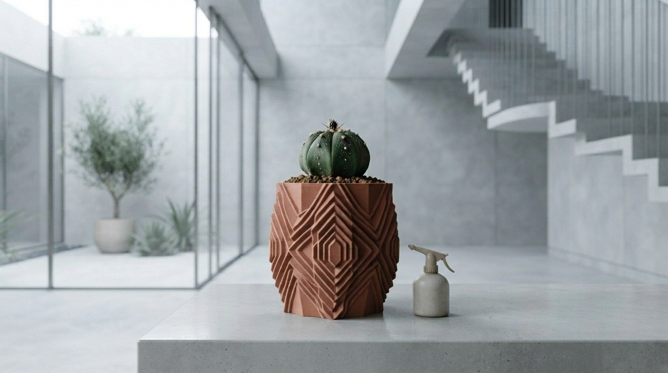 Stepped Terracotta Column Specimen